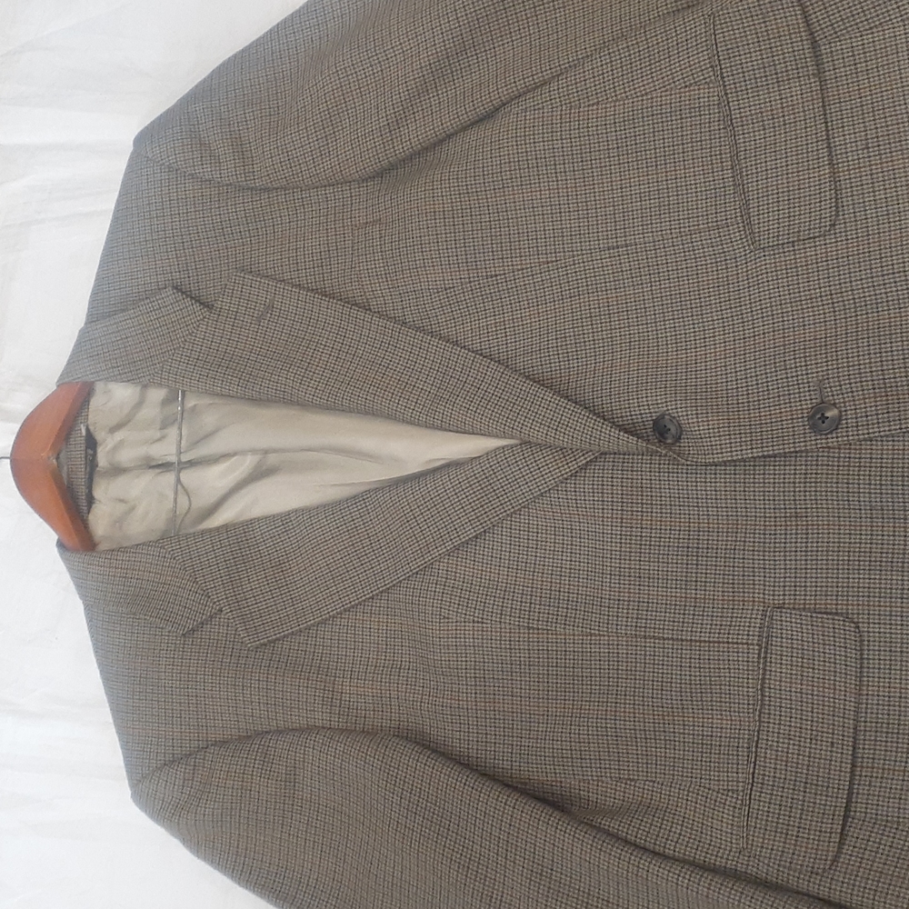Burberry's men's tweed blazer suit jacket size 40R - Picture 2 of 16